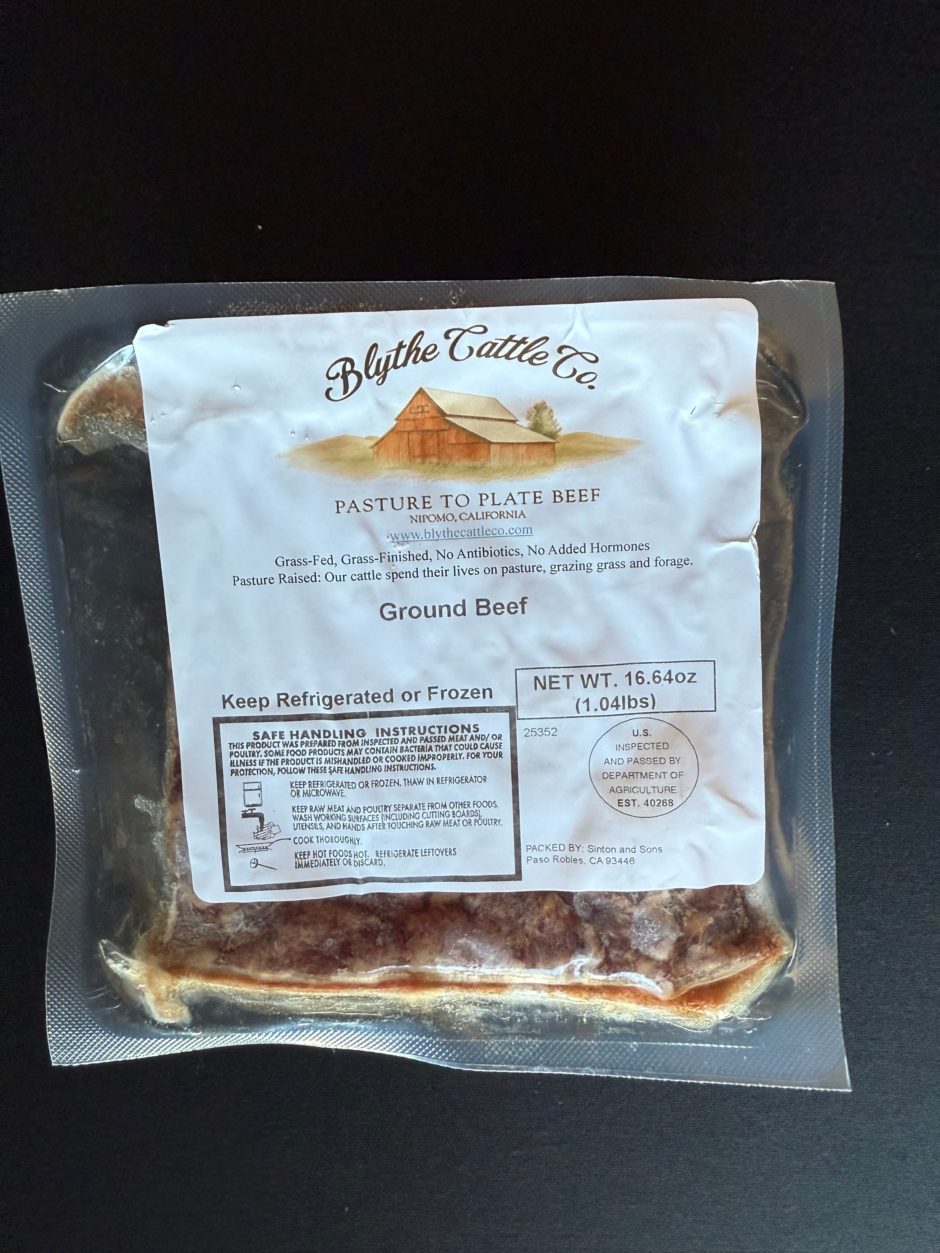 Grass-Finished 1 lb. Dry Aged Ground Beef