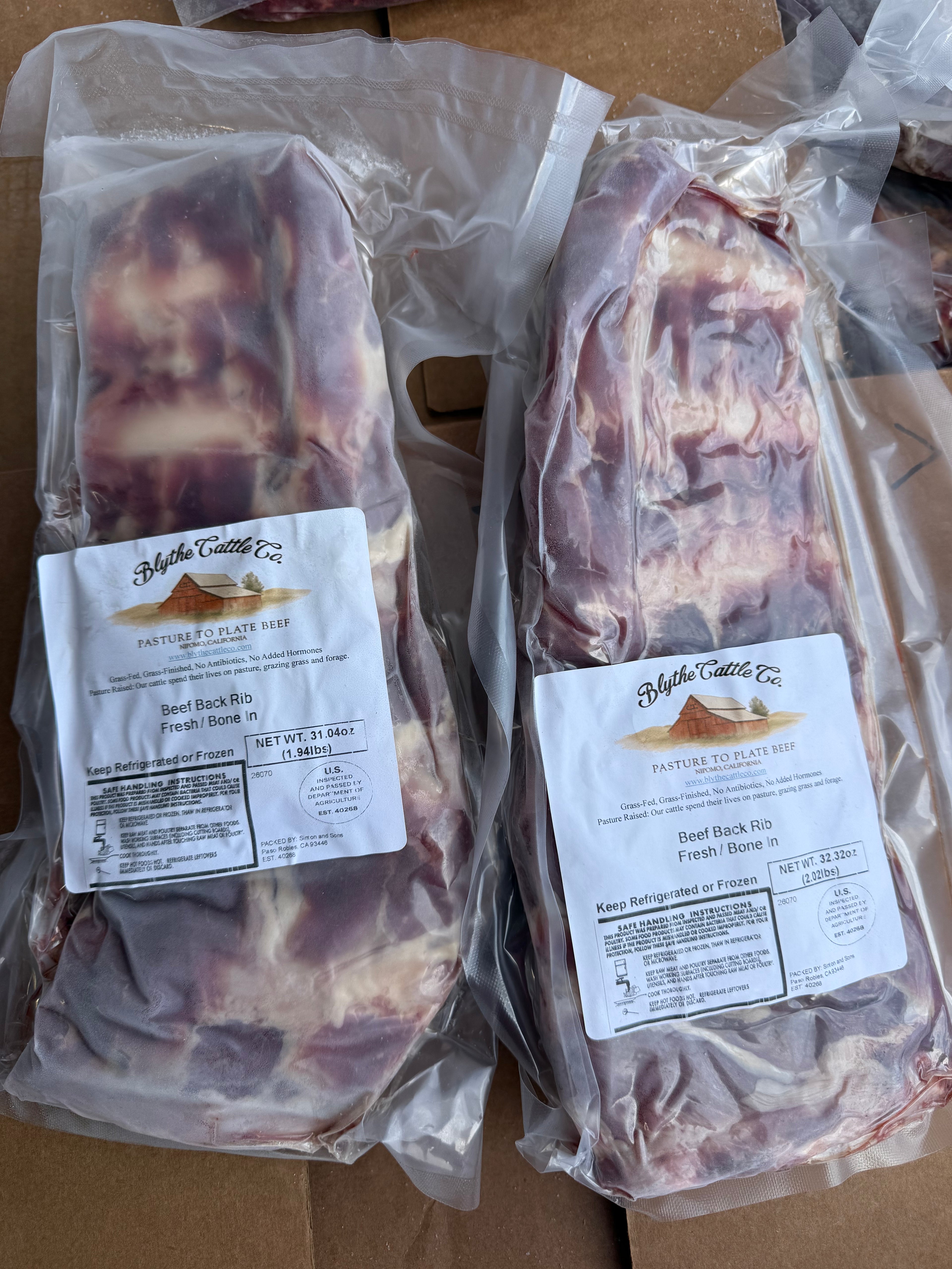 Grass-Finished Back Ribs