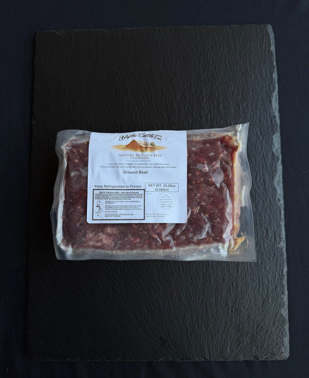 Grass-Finished 2 lb. Lean Ground Beef