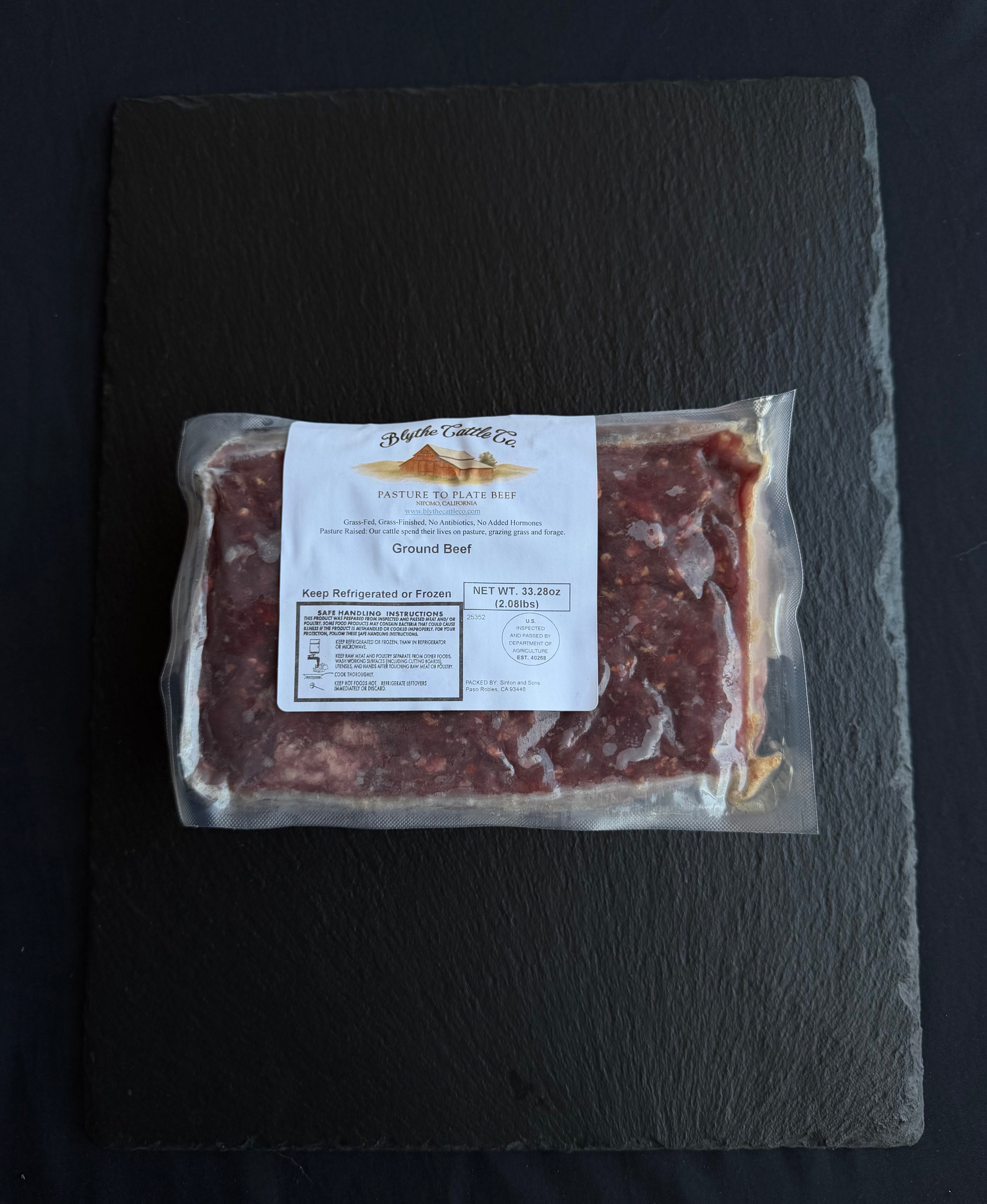 Grass-Finished 2 lb. Lean Ground Beef