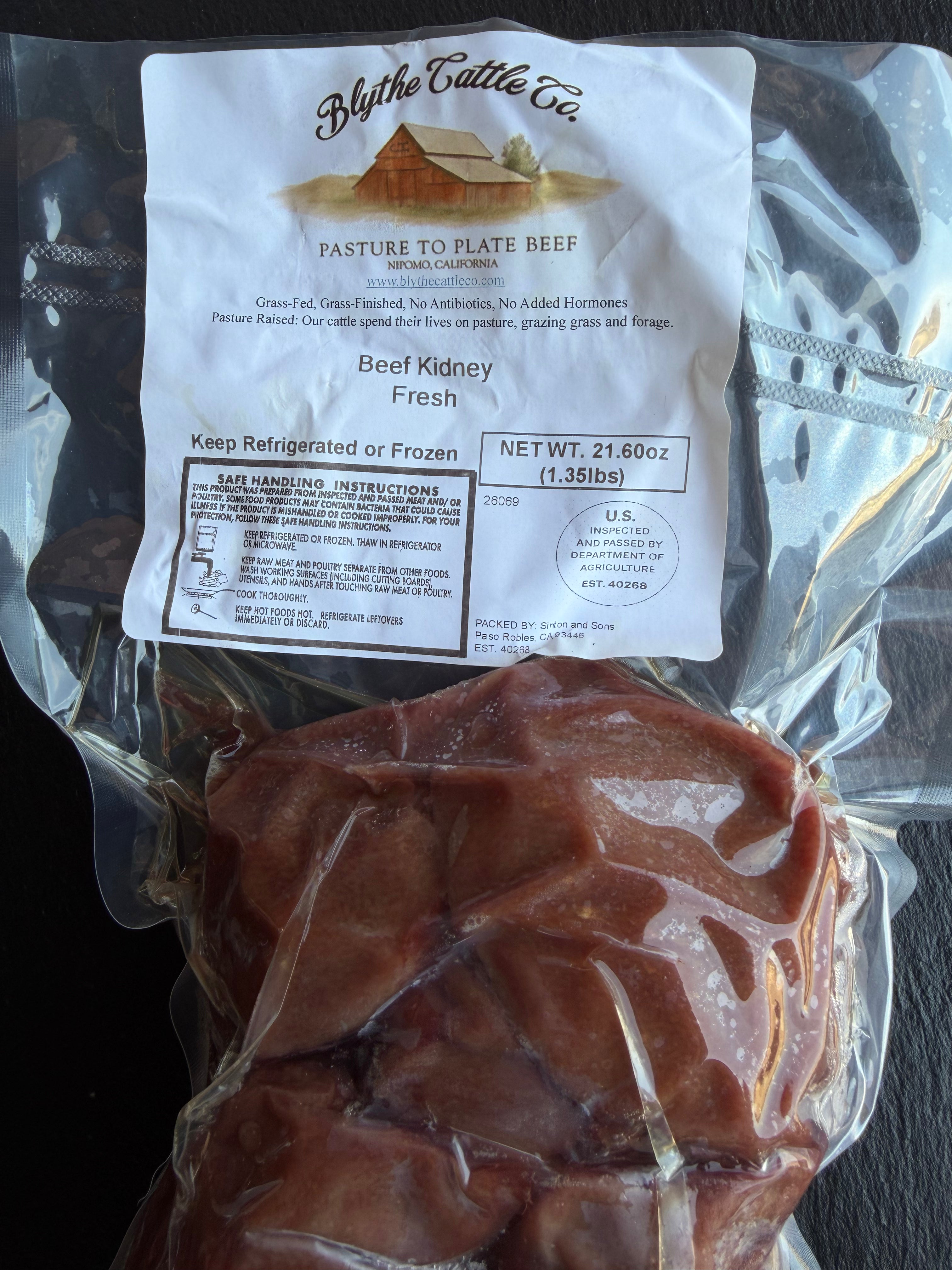 Grass-Finished Beef Kidney