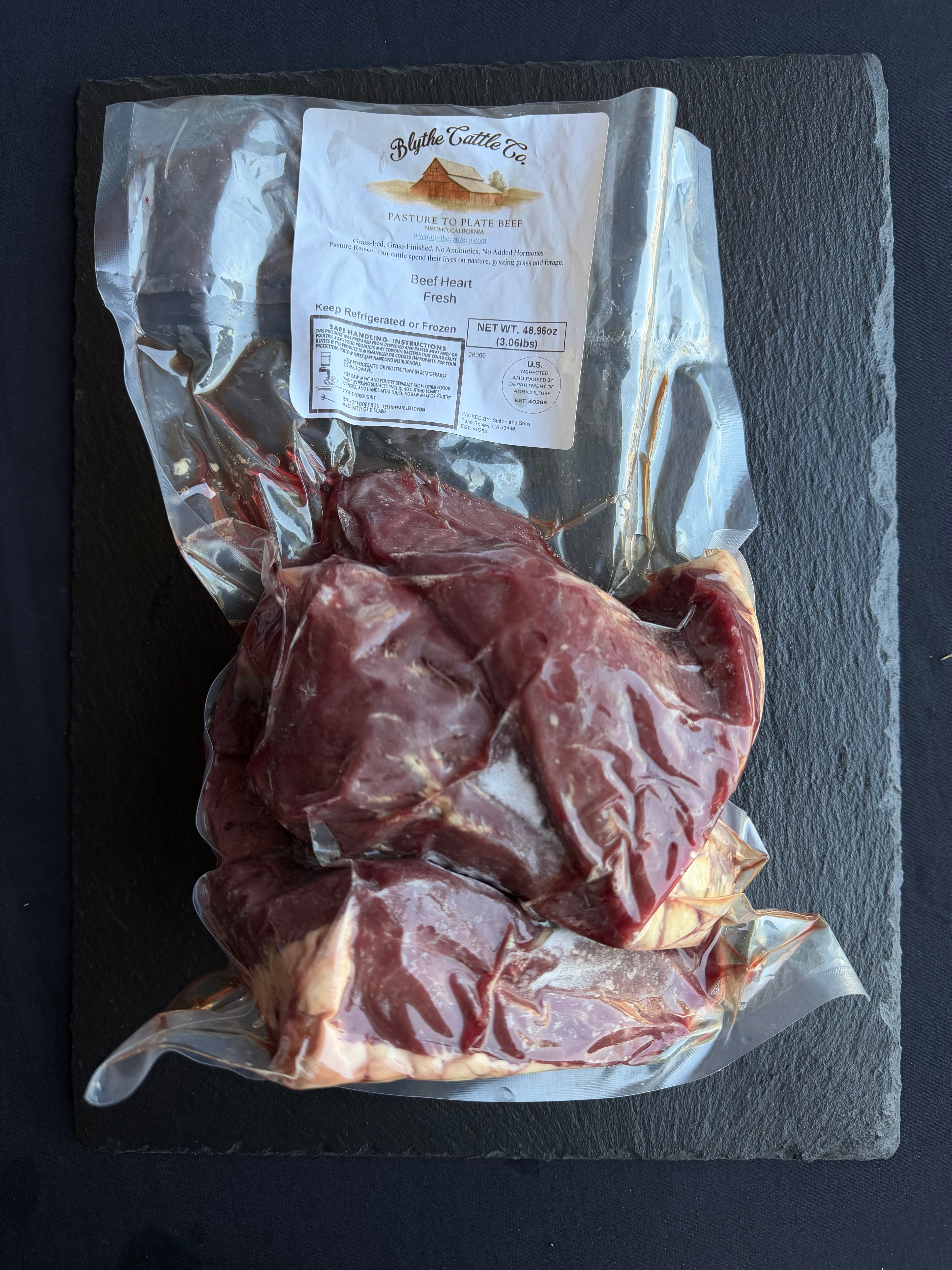 Grass-Finished Beef Heart