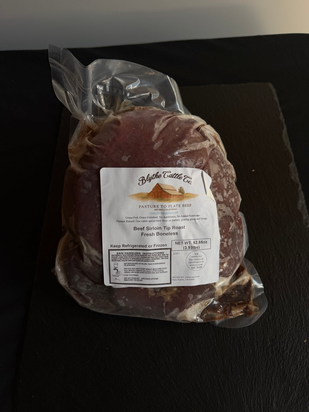 Grass-Finished Sirloin Tip Roast