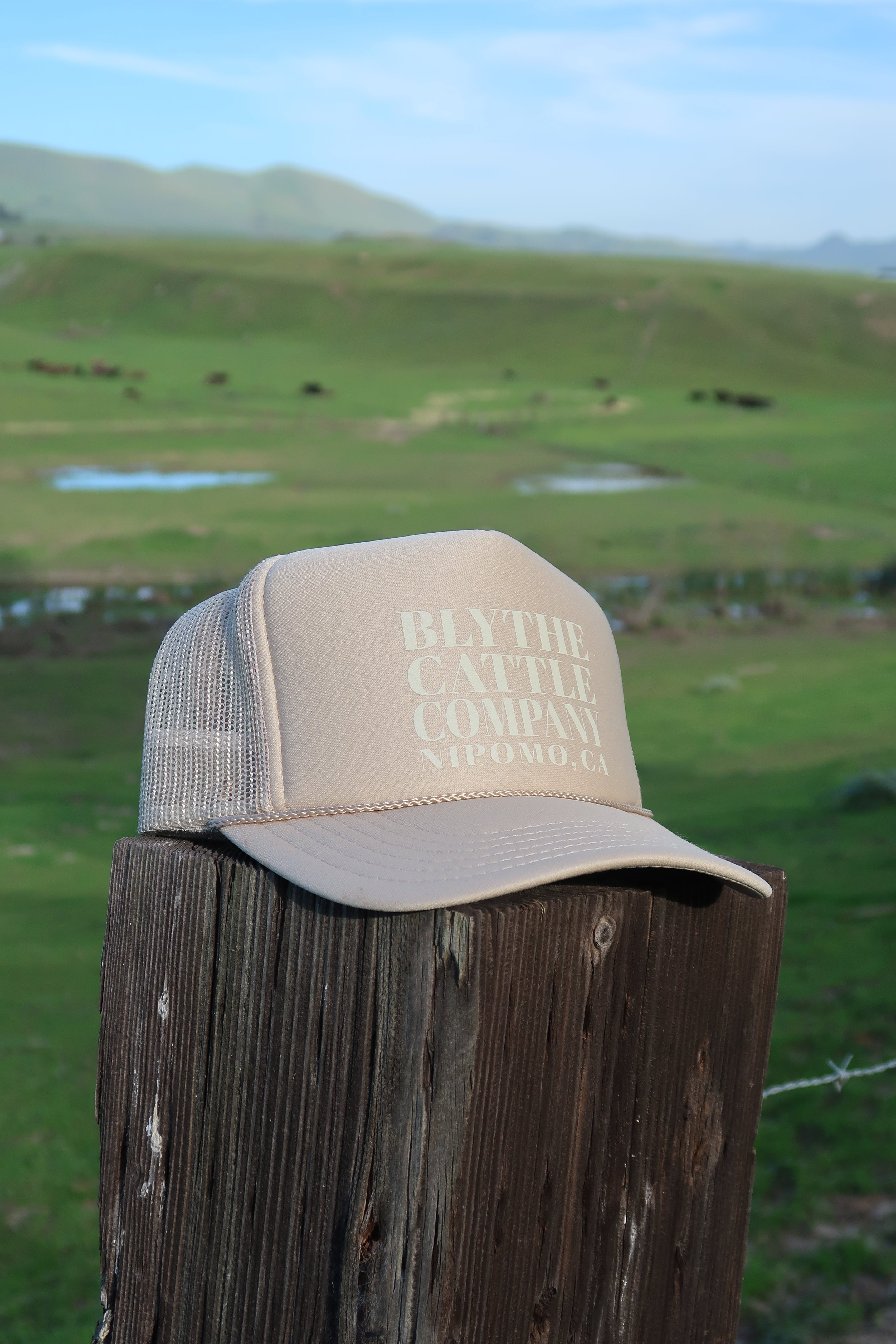 Tan Foam Trucker Hat