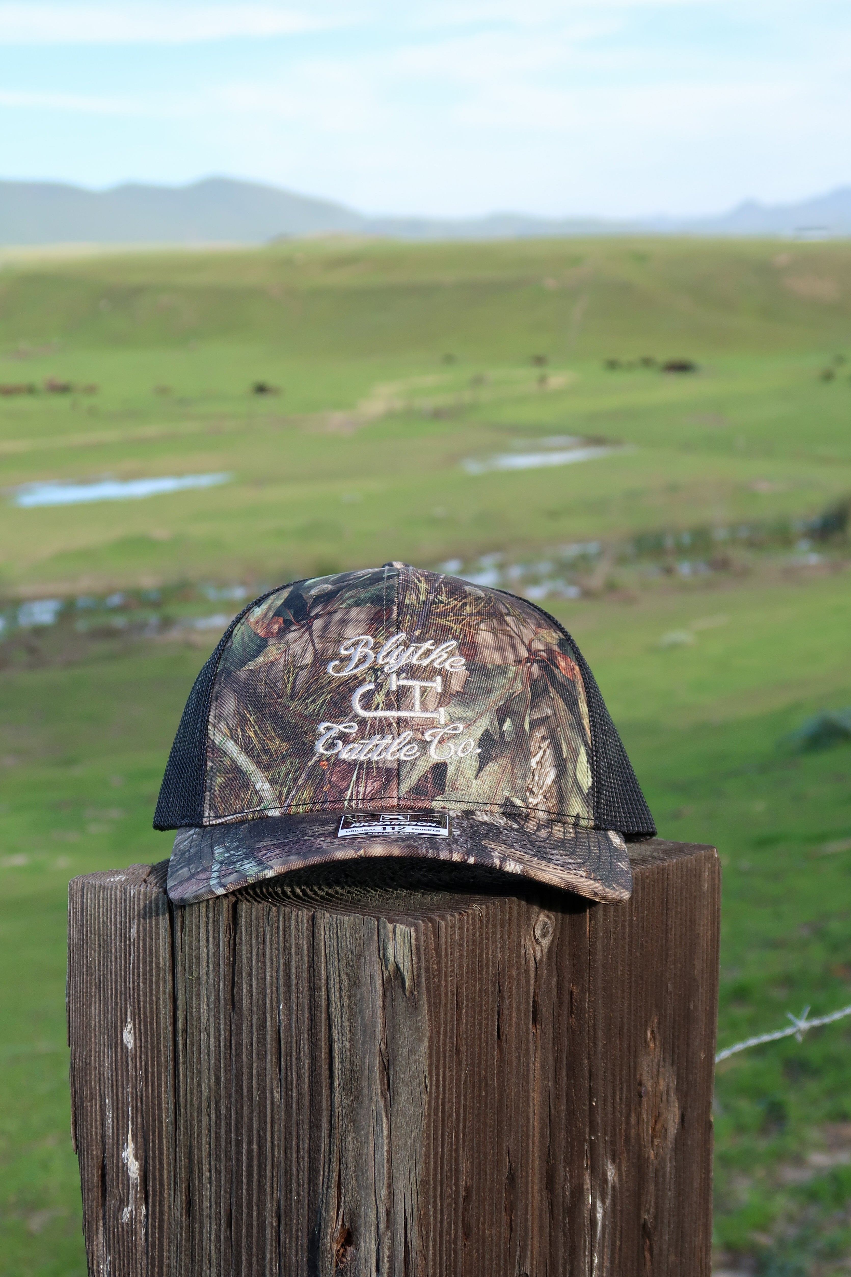 Camo Blythe Cattle Co. Hat