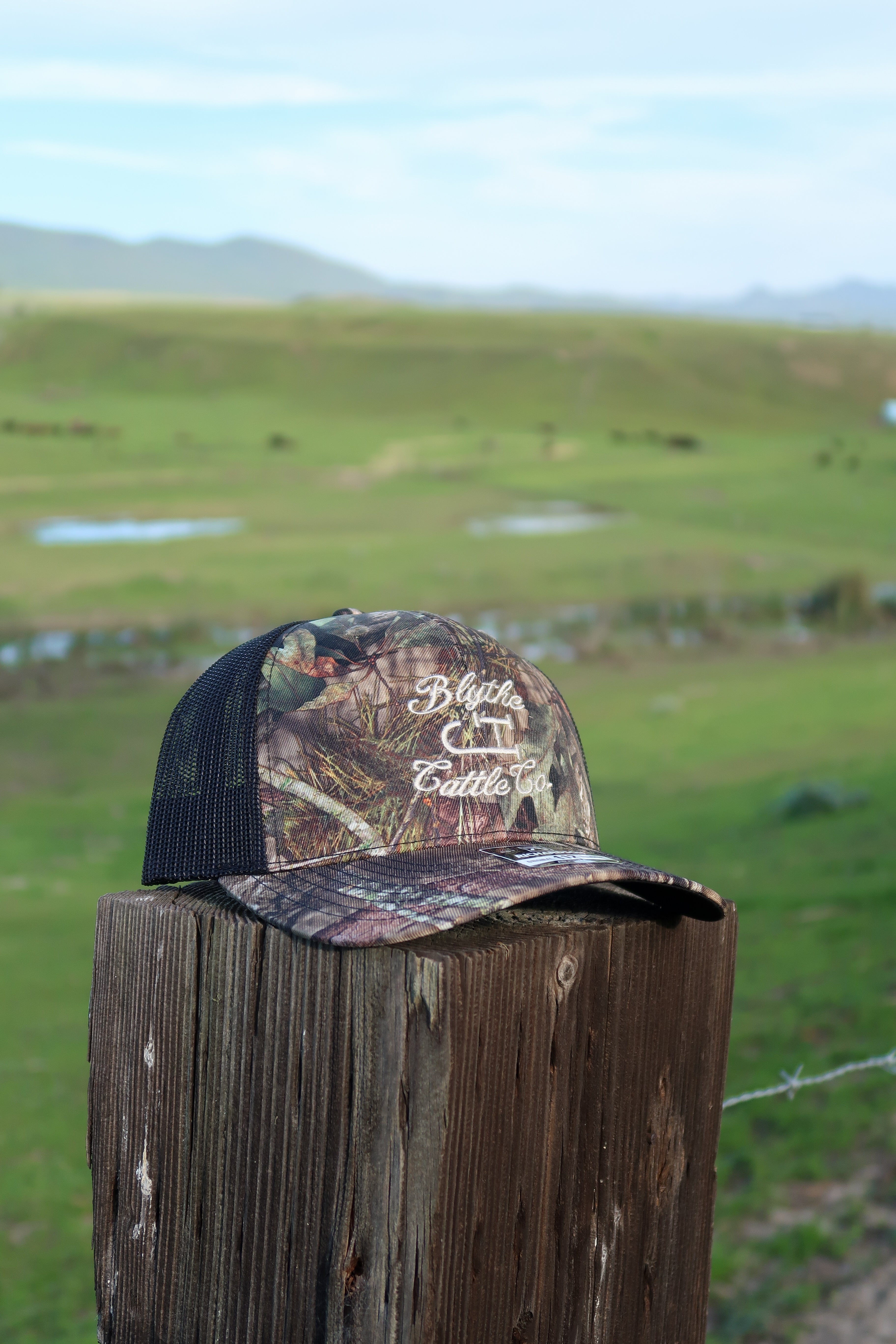 Camo Blythe Cattle Co. Hat