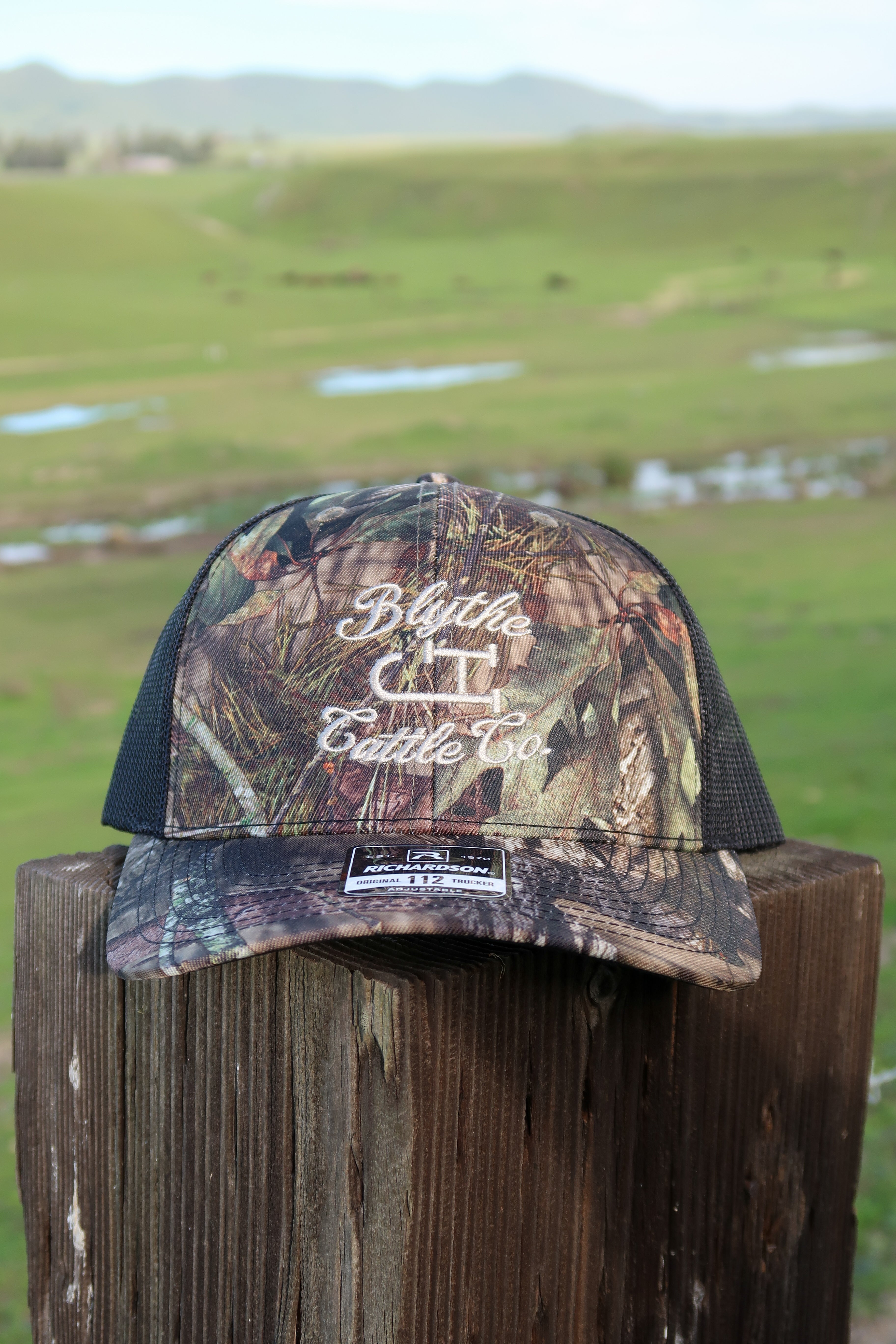 Camo Blythe Cattle Co. Hat