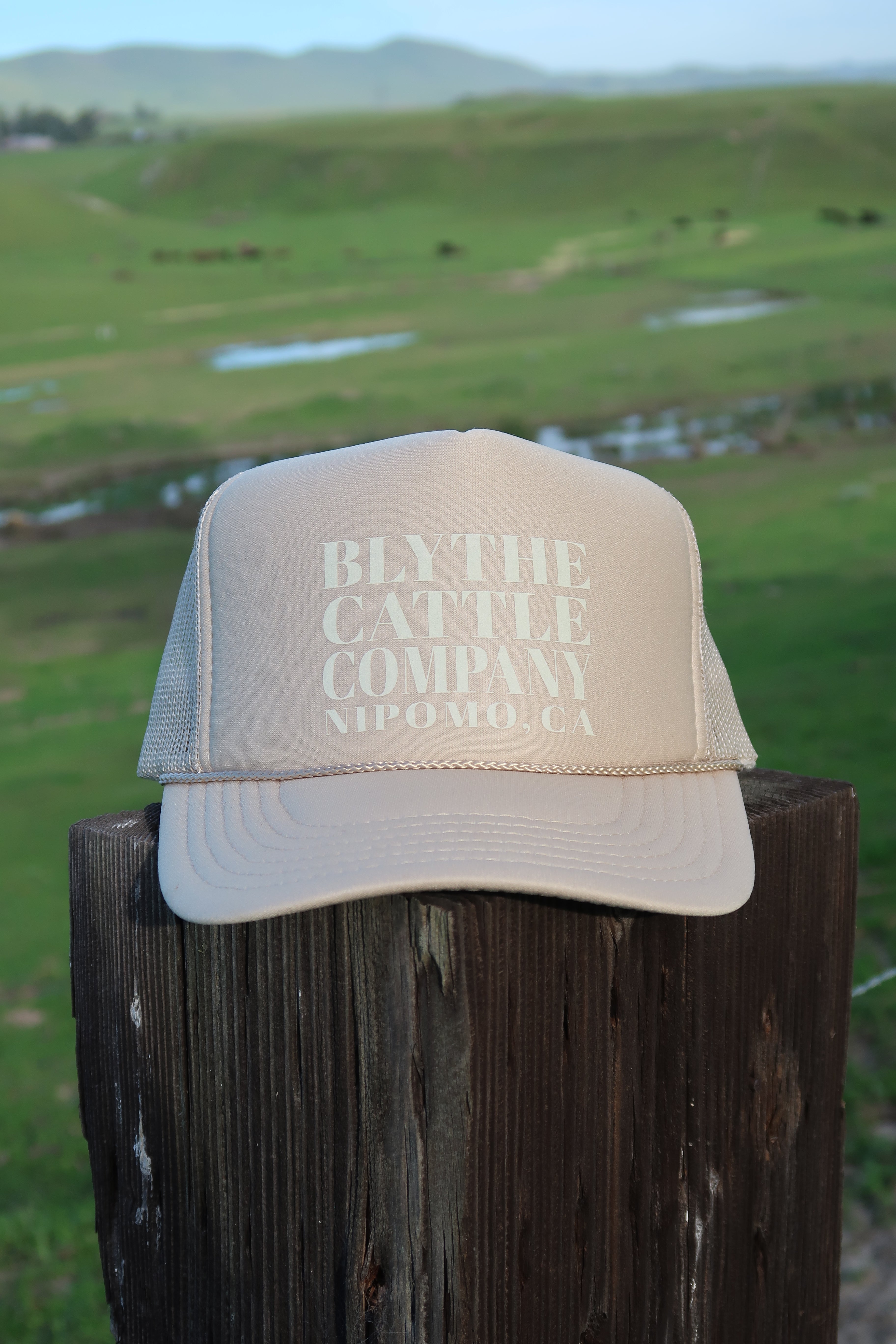 Tan Foam Trucker Hat