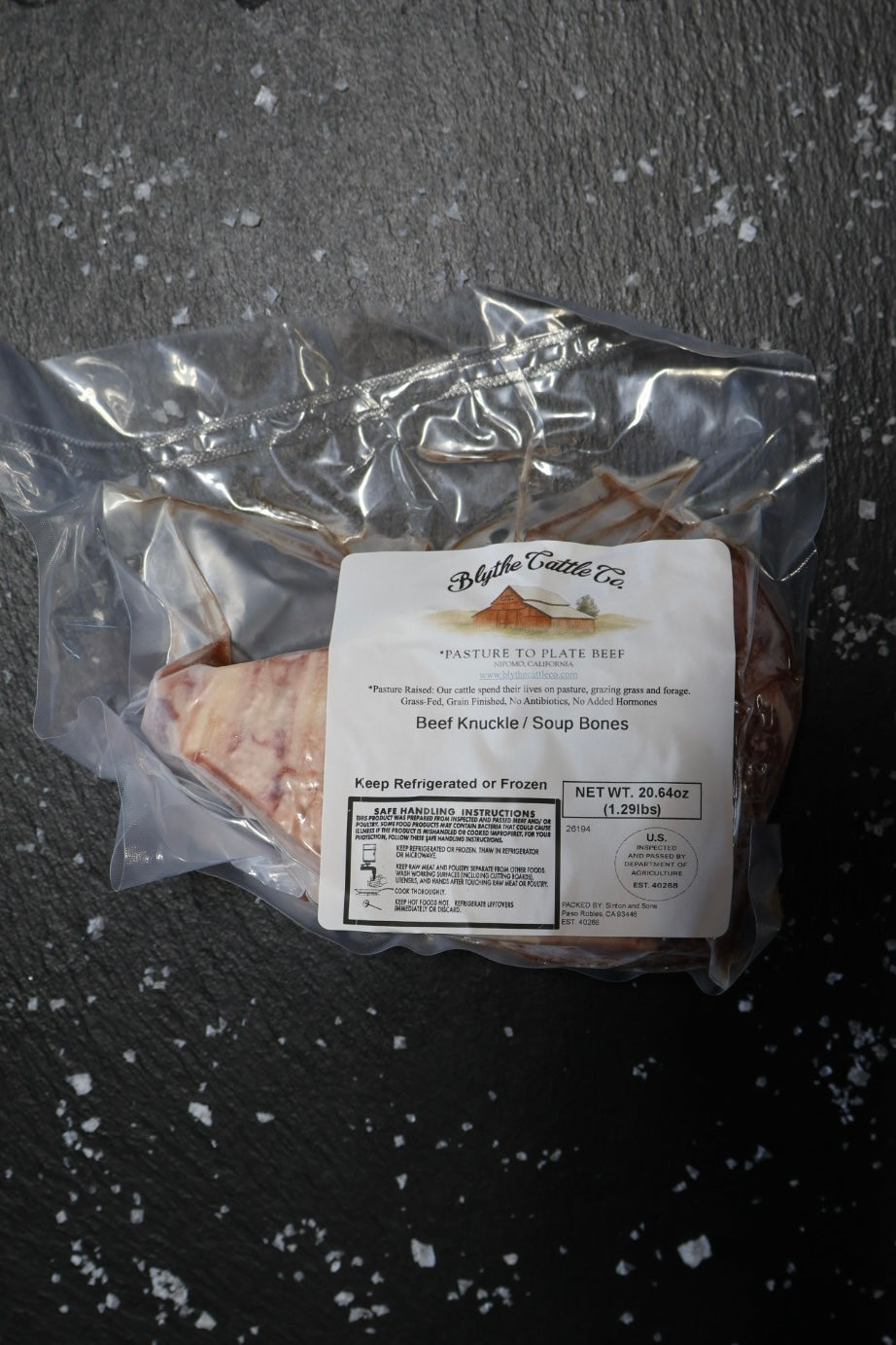 Grain-Finished Beef Knuckle / Soup Bones
