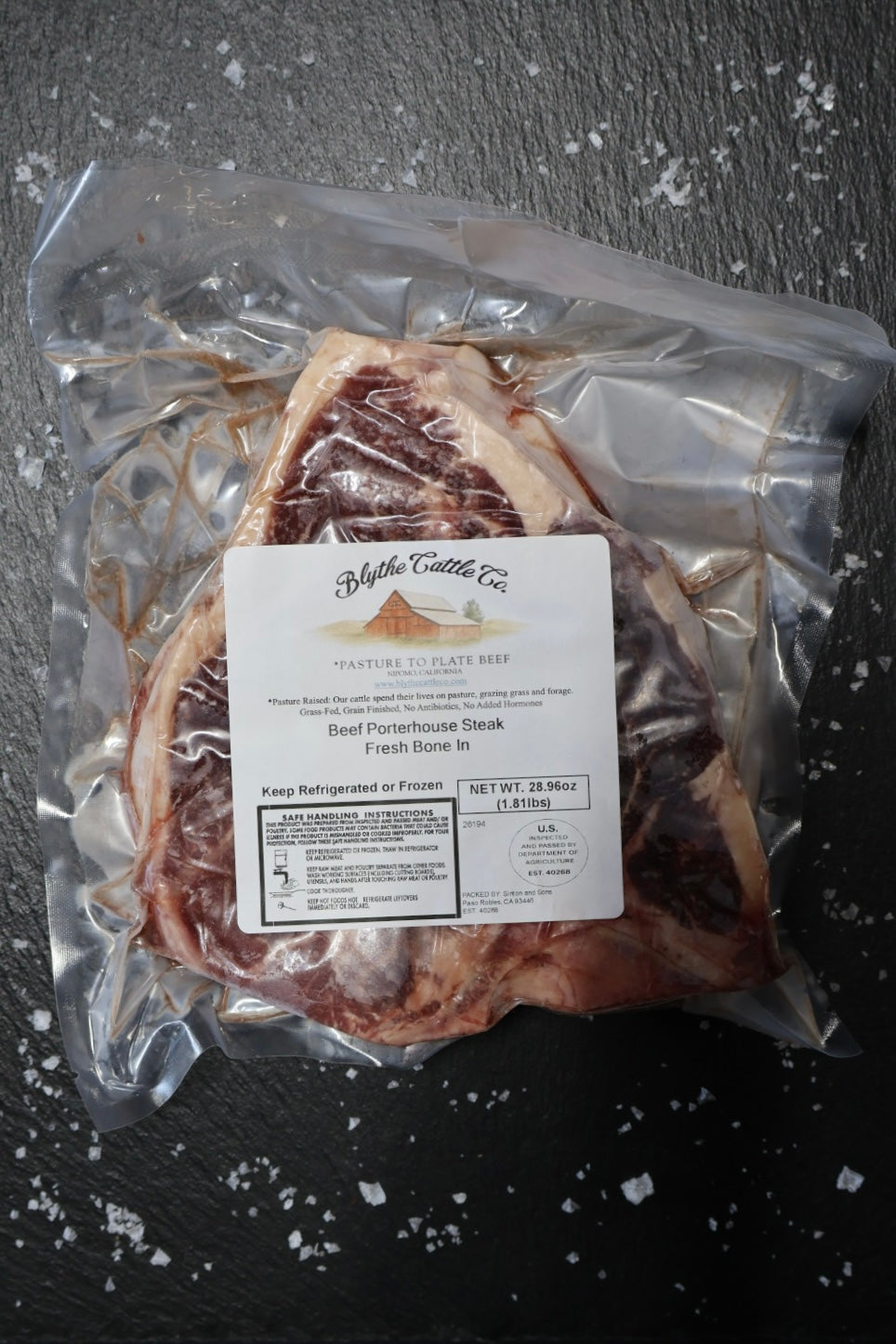 Grain-Finished Porterhouse Steak
