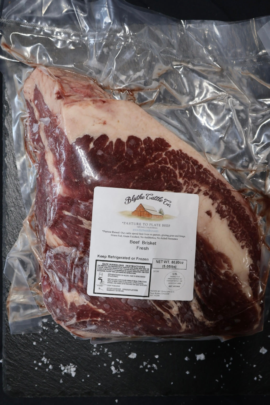 Grain-Finished Brisket