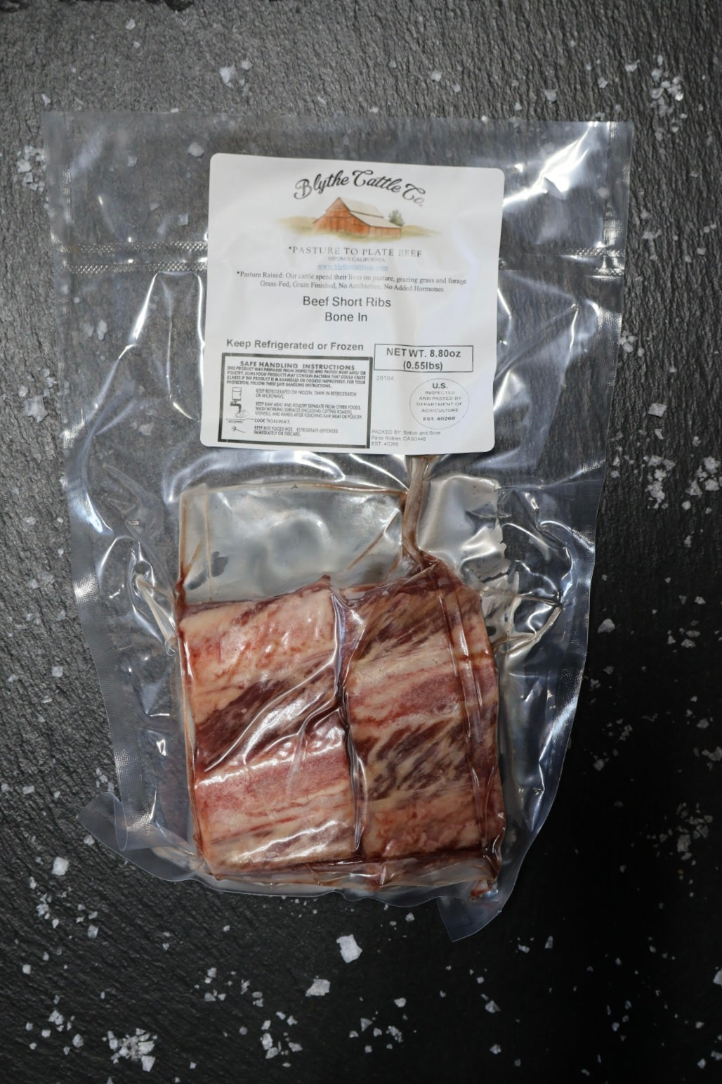 Grain-Finished Short Ribs (2x2)