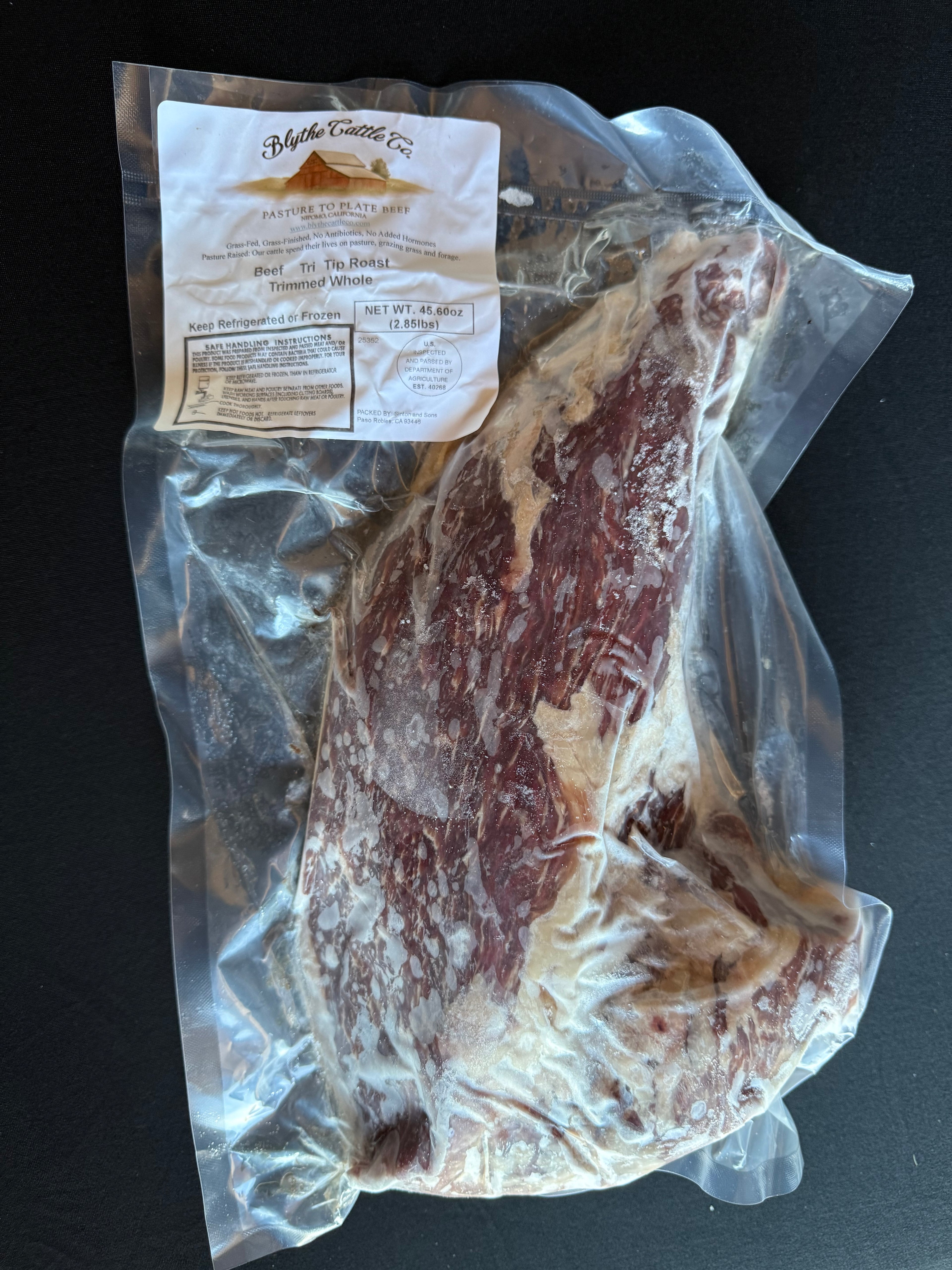 Grass-Finished Tri-Tip (trimmed)